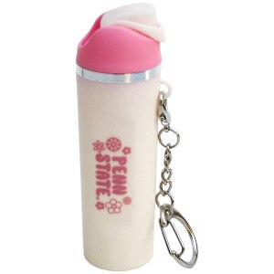 keychain small Owala bottle with Penn State & flowers on sides